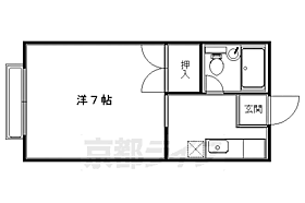 ファミリアル大橋 202 ｜ 京都府京都市左京区下鴨中川原町（賃貸アパート1K・2階・20.29㎡） その2