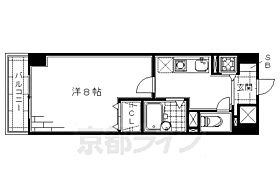 京都府京都市伏見区竹田段川原町（賃貸マンション1K・5階・25.80㎡） その2