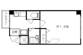 イマージュ 401 ｜ 京都府京都市山科区東野北井ノ上町（賃貸マンション1K・4階・23.80㎡） その2