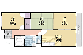 京都府京都市右京区太秦皆正寺町（賃貸マンション3LDK・1階・63.00㎡） その2