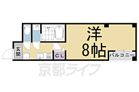 京都府京都市上京区五番町（賃貸マンション1K・3階・21.91㎡） その2