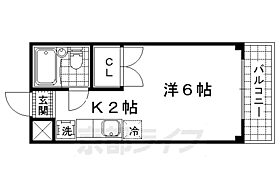 Ｄ’ｓ　Ｃｏｕｒｔ 307 ｜ 京都府京都市山科区音羽前出町（賃貸マンション1R・3階・18.75㎡） その2