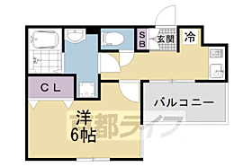 京都府京都市中京区壬生賀陽御所町（賃貸マンション1K・4階・24.18㎡） その2