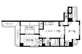 ヒルデン北山 303 ｜ 京都府京都市左京区松ケ崎芝本町（賃貸マンション3LDK・3階・60.62㎡） その2