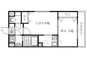 京都府京都市上京区靭屋町（賃貸マンション1LDK・3階・31.50㎡） その2