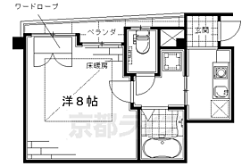 アネックス 104 ｜ 京都府京都市伏見区深草川久保町（賃貸マンション1K・1階・23.60㎡） その2