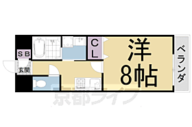 おーり・とーり 309 ｜ 京都府京都市左京区岩倉幡枝町（賃貸マンション1K・3階・25.59㎡） その2