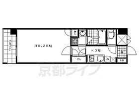 京都府京都市下京区玉本町（賃貸マンション1K・2階・28.42㎡） その2