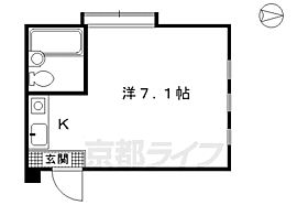 ステーション京都女子ハイツ 301 ｜ 京都府京都市下京区辰巳町（賃貸マンション1R・3階・14.50㎡） その2