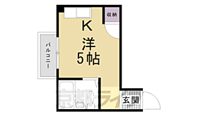 コーポサンライズ 107 ｜ 京都府京都市東山区上梅屋町（賃貸マンション1R・1階・13.00㎡） その2