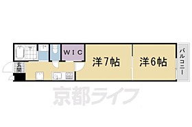 Ｌａ　Ｆｉｔｅ　ＳＨＯＧＯＩＮ 207 ｜ 京都府京都市左京区聖護院西町（賃貸マンション2K・2階・34.64㎡） その2