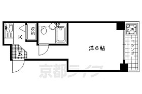 京都府京都市北区紫野下御輿町（賃貸マンション1K・2階・17.61㎡） その2