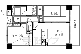 ガーデンコート河原町 811 ｜ 京都府京都市下京区万屋町（賃貸マンション2LDK・8階・59.23㎡） その2