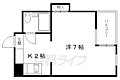ドムス出町3階4.4万円