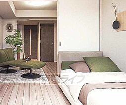 JR山陰本線 二条駅 徒歩15分の賃貸マンション 7階1Kのリビング/ダイニング