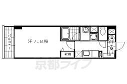 ＷＩＬＬ−21烏丸御池 3階1Kの間取り