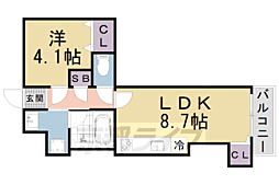 間取図画像 1LDK