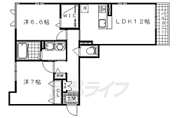 シャーメゾンＭｉｓｈａ 3階2LDKの間取り