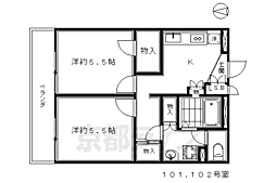 レオパレスプリオール東山II 1階/-