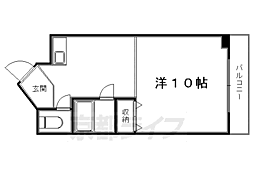 叡山電鉄叡山本線 茶山・京都芸術大学駅 徒歩5分の賃貸マンション 1階1Kの間取り