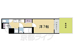 京福電気鉄道北野線 北野白梅町駅 徒歩15分 1階/-