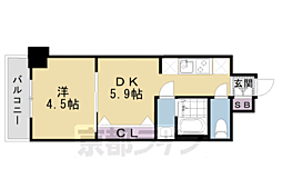 エステムコート京都梅小路公園 4階/406