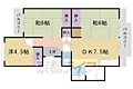 京都市広沢市営住宅1号棟3階6.5万円