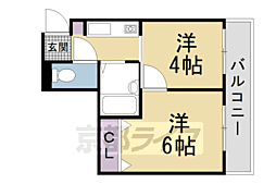 KINDEN 2Kの間取図画像