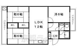 グランドハイツ石井 3LDKの間取図画像
