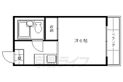 ジュネス21 1Kの間取図画像