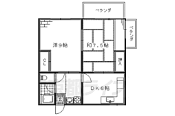 NTハイツ 2DKの間取図画像