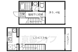 パークハウス 1LDKの間取図画像