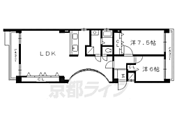 ラ・フォンテーヌ京都 3階/-