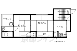 みやしき荘 第一・第二・第三 2階/-