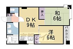 エグゼ2 2DKの間取図画像