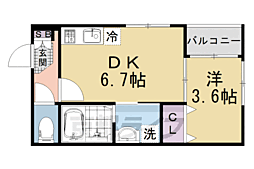 ハーモニーテラス太秦安井車道町II 1階/-