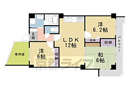 MNS天ケ池 3LDKの間取図画像