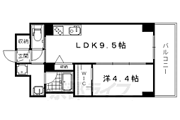 シャーメゾンJJ9 1LDKの間取図画像