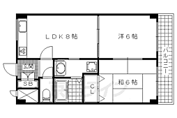 リーレット31 2LDKの間取図画像