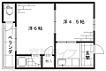 増田第三ハイツ2階4.6万円