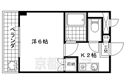 リバティー・92 1Kの間取図画像