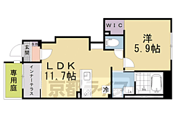 京都市山科区椥辻新築アパート 1階/-