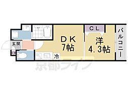 ARCA山科 4階/-