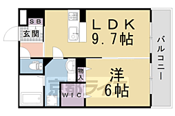 鳥羽リョウコウ 1LDKの間取図画像