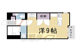 レオネクストノア ワンルームの間取図画像