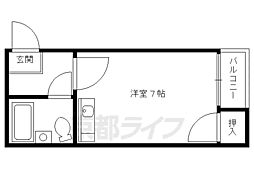 大隅ビル ワンルームの間取図画像