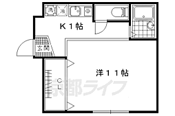 ベエルビュウ寿3番館 ワンルームの間取図画像