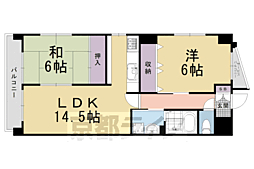 エミネンスコート 2LDKの間取図画像