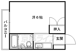 ベスト・プラザ 1Kの間取図画像