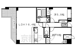 ラクト山科メゾンイースト C棟 8階